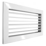1VA-600х500 решетка однорядная алюминиевая