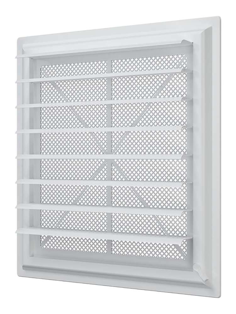 Решетка вентиляционная AIRVENT регулируемая жалюзи 402х442 пластик ERA