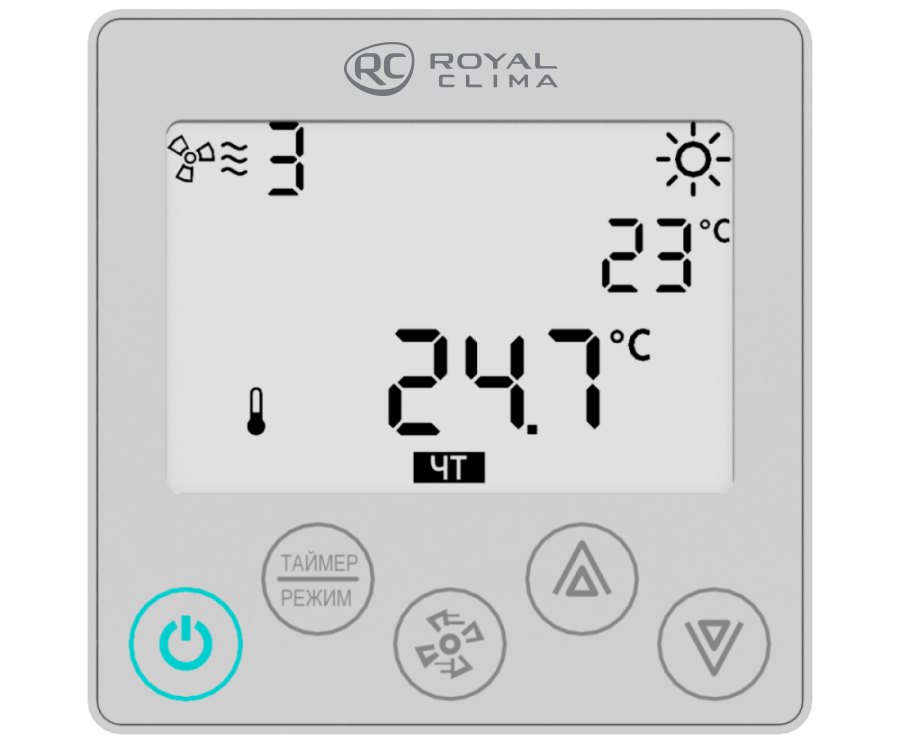 Приточно-вытяжная вентиляционная установка ROYAL Clima RCL 490P.PE