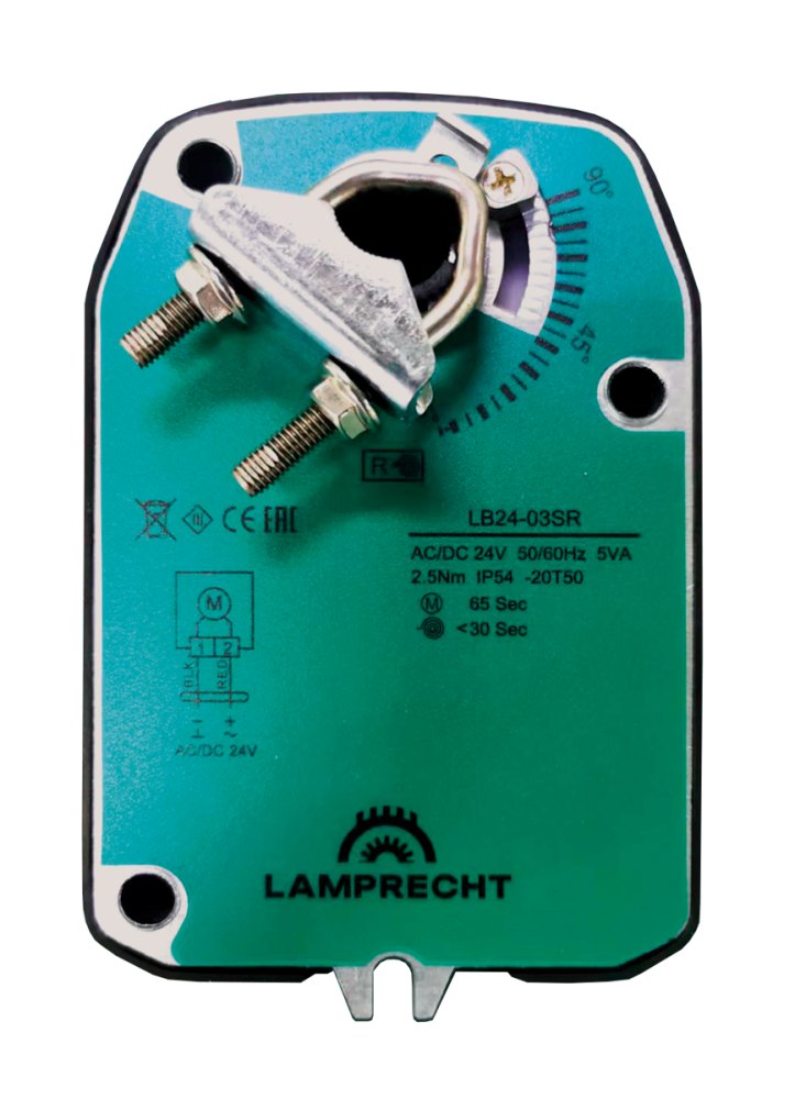 Электропривод с возвратной пружиной LAMPRECHT LB220-05SR Электропривод с возвратной пружиной LAMPRECHT LB220-05SR