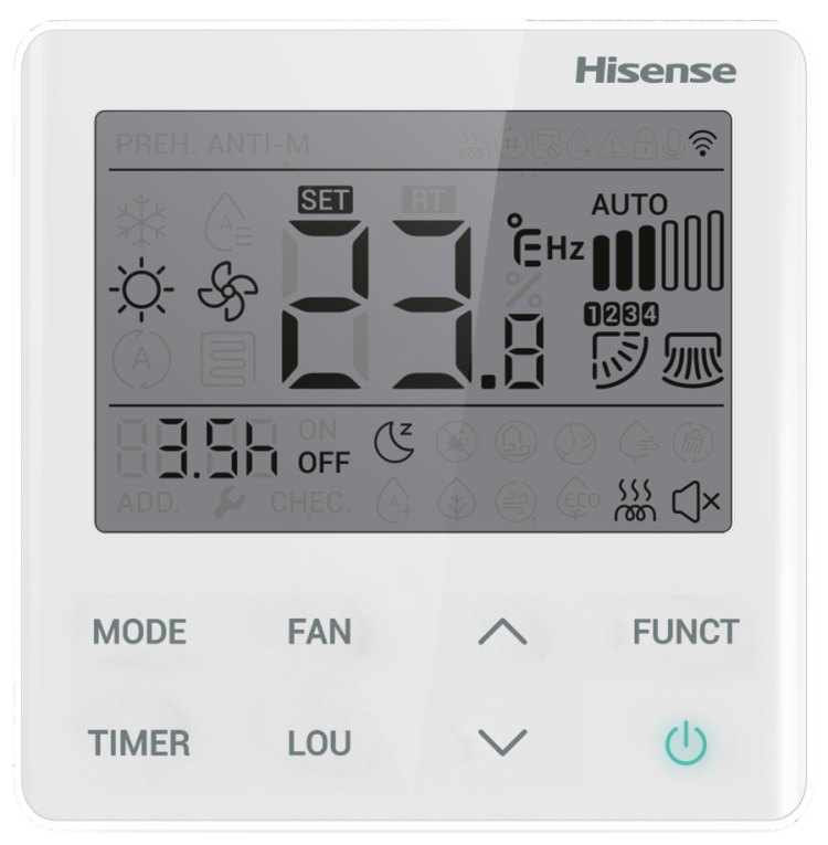 Сплит-система канального типа Hisense HEAVY 2.0 Classic AUD-24HX4RGM2/AUW-24H4RF2