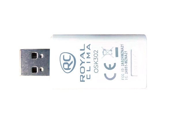 WI-FI USB модуль ROYAL Clima OSK302 для бытовых сплит-систем серии TRIUMPH WI-FI USB модуль ROYAL Clima OSK302 для бытовых сплит-систем серии TRIUMPH