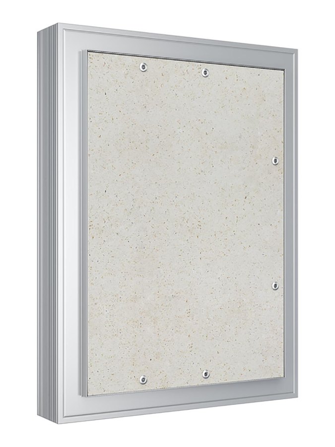 Люк ревизионный D Ceramo Comfort 300х400 скрытый монтаж усил.петля алюминий EVECS
