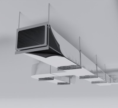 Рулон теплоизоляционный РУ-ФЛЕКС ВЕНТ-СК МЕТАЛЛ 16×1000 мм, 12 м